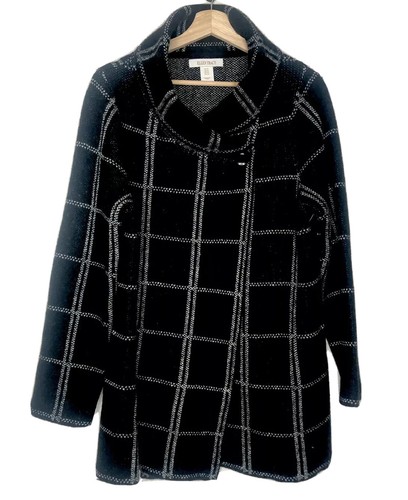 Ellen Tracy Wool Blend Cardigan Sweater 