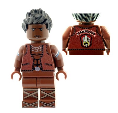 Warriors Printed On LEGO Parts Custom Designed Minifigure Cowboy
