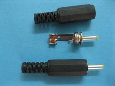 40 pcs 2.5x0.7mm DC Power Male Plug Connector Adapter Plastic Handle Yellow Head