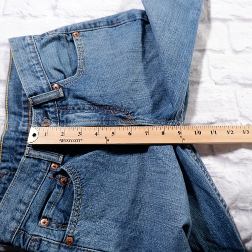 Levi's 550 Kids Sz 12 Reg Medium Wash Relaxed Fit Blue Jeans 26 x 26 - Picture 10 of 11