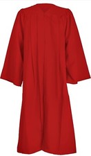 Graduation Mall Matte Red High School Graduation Gown Size 51FF 5,6-5,8
