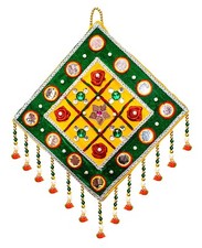 Traditional Handmade Wall Hanging for Home Office Decoration Multicolor