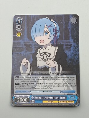 Weiß Schwarz Re:Zero Einzelkarte Rem NM