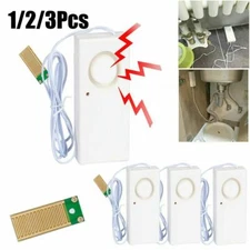 1/2/3x Water Leak Alarm Flood Level Overflow Detector Sensor Home Security