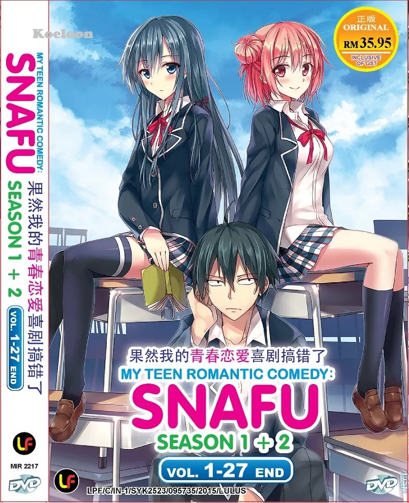 DVD My Teen Romantic Comedy SNAFU Too! Season 2 Vol. 1-14 End English  Subtitle