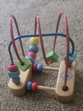 Garanimals Classic Toy Wooden Bead Maze Roller Coaster Educational Toy