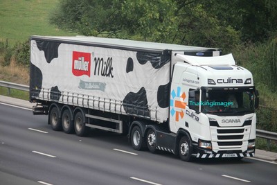 TRUCKINGIMAGES LKW FOTOS - EDDIE STOBART UNGERADE ANHÄNGER - 167 AUFGEFÜHRT