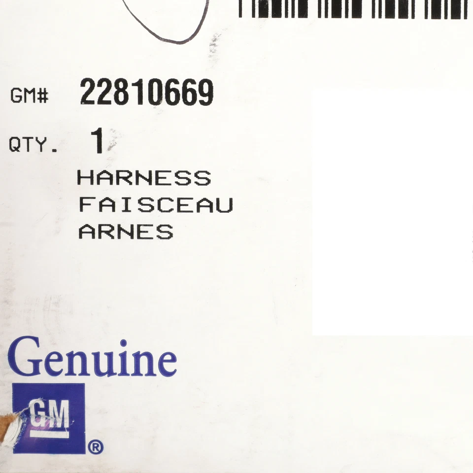 Arnés de cableado ventilador de refrigeración motor Buick Chevrolet GM 2013-2020 NUEVO FABRICANTE DE EQUIPOS ORIGINALES 22810669 Foto 4 de 4