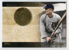 2012 Topps Baseball Gold Standard - #GS-15 - Ty Cobb - Detroit Tigers