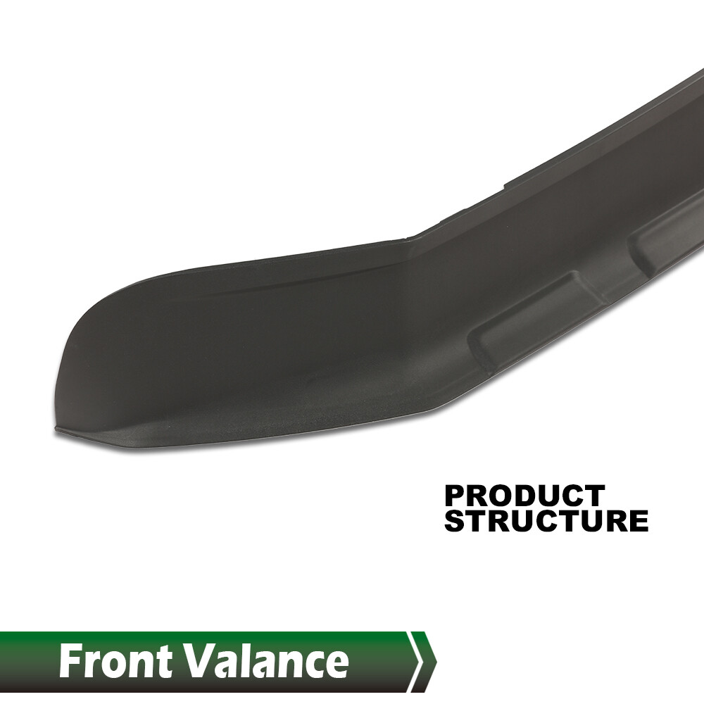 Front Lower Valance For 2008-2010 Ford F-250 Super Duty 4WD - Dark Gray Plastic, Direct Fit 9 thumbnail image