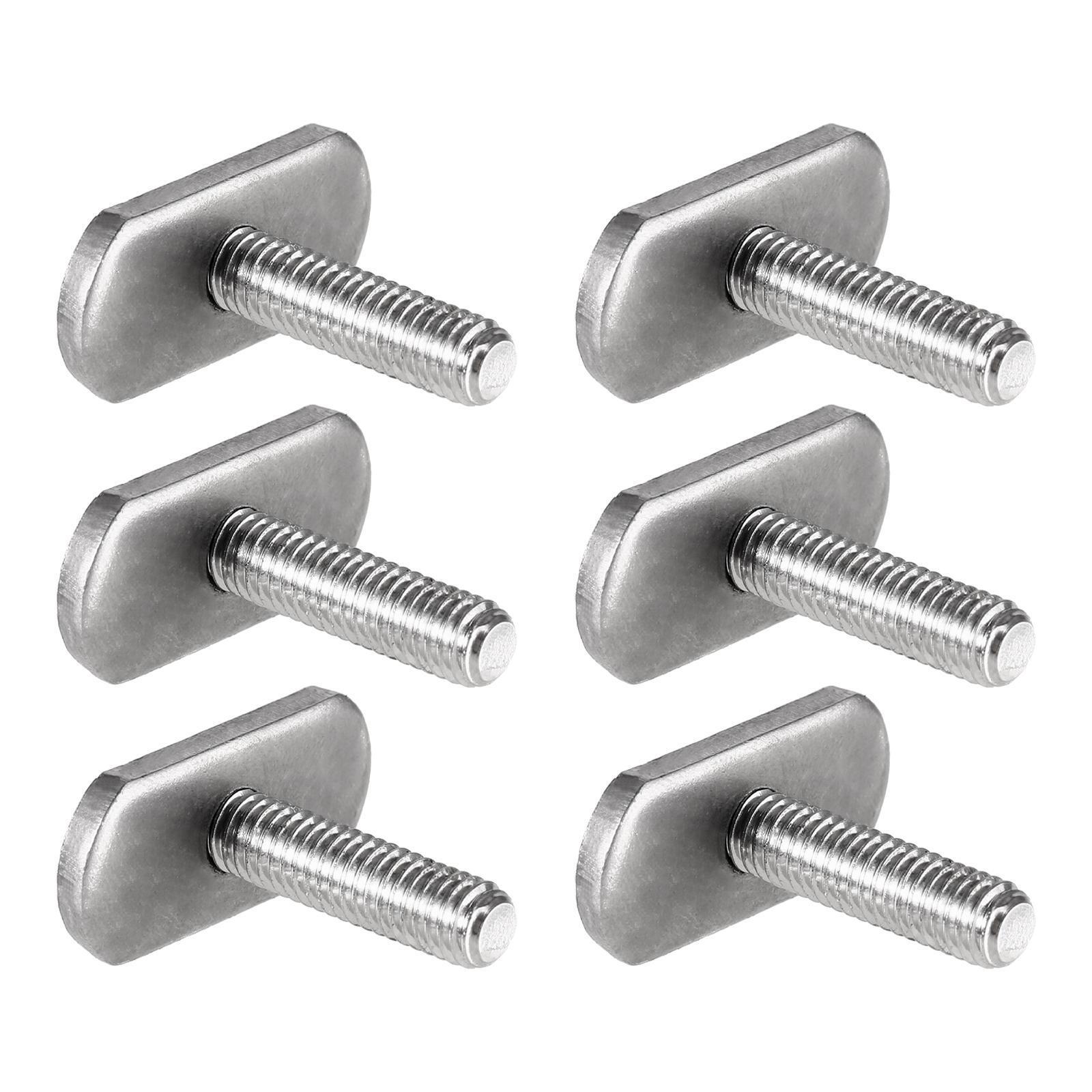 6x Kayak Rail Track Screws Track Nuts Kayak Accessories T Bolts Rails