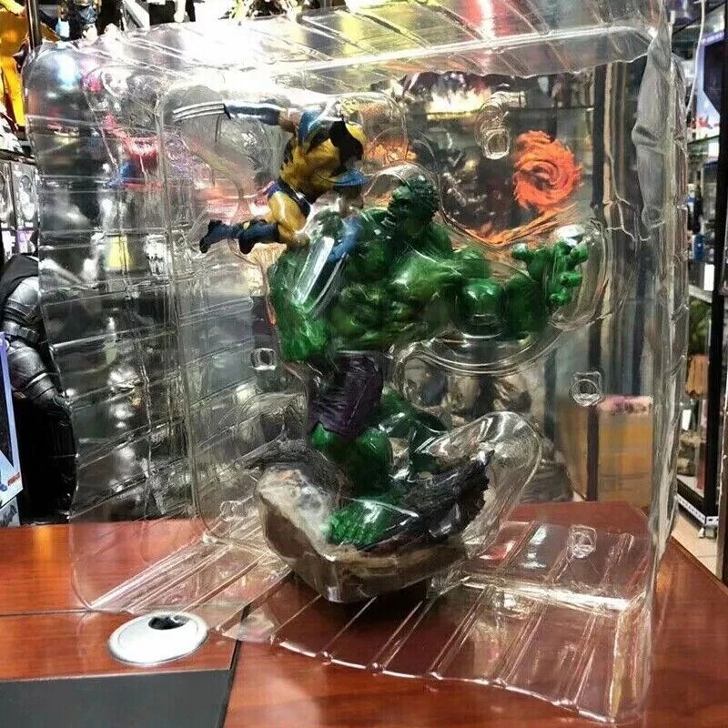 Hulk VS Wolverine PVC Figure Statue Model Toy Collection Gift Stock 13'' - Image 4 of 4