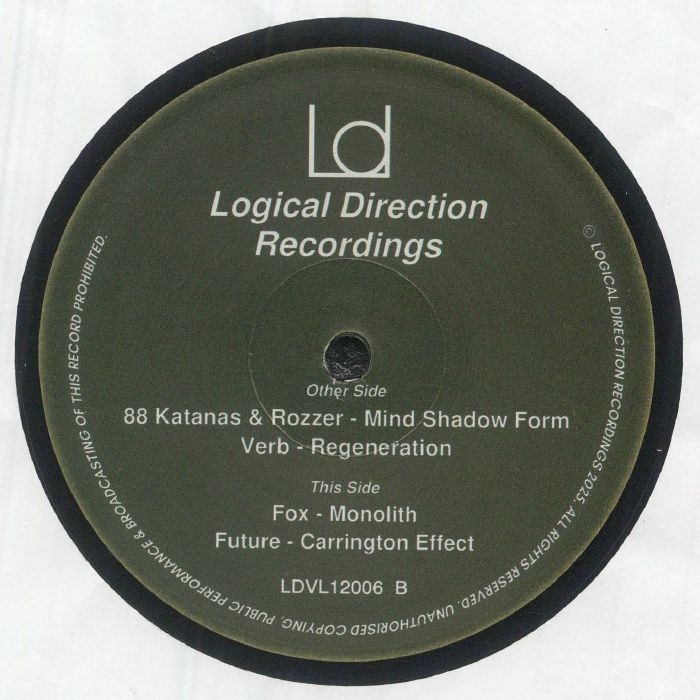88 KATANAS/ROZZER/VERB/FOX/FUTURE - Mind Shadow Form - Vinyl (12"")