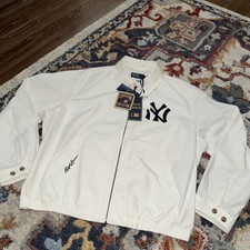 NEW Polo Ralph Lauren Cooperstown MLB New York Yankees Patchwork Chino Jacket  M