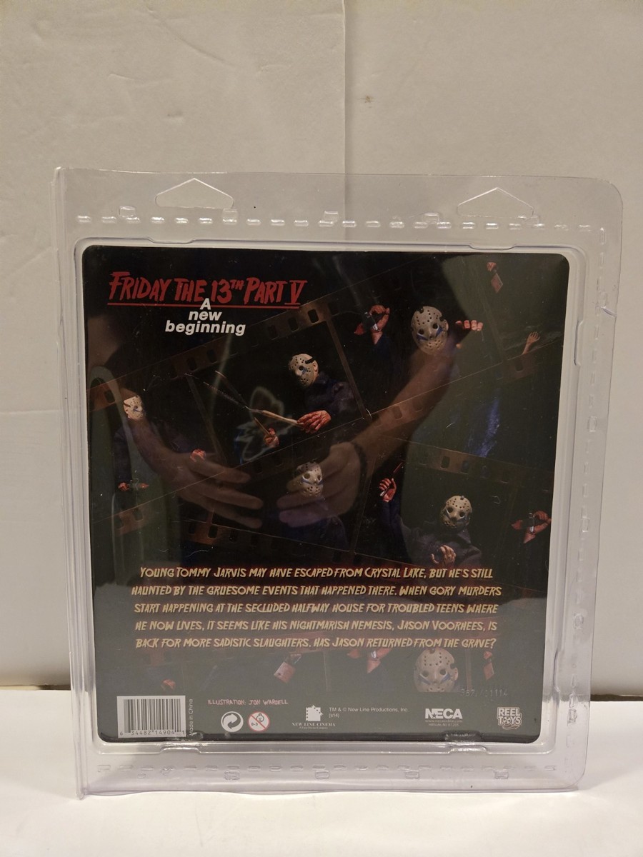 NECA Friday 13th part 5 New Beginning Jason Voorhees retro clothed