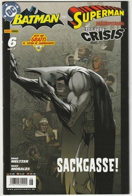   BATMAN & SUPERMAN PRÄSENTIEREN: IDENTITY CRISIS #6 COMICHEFT NEUW TOP Z0-1