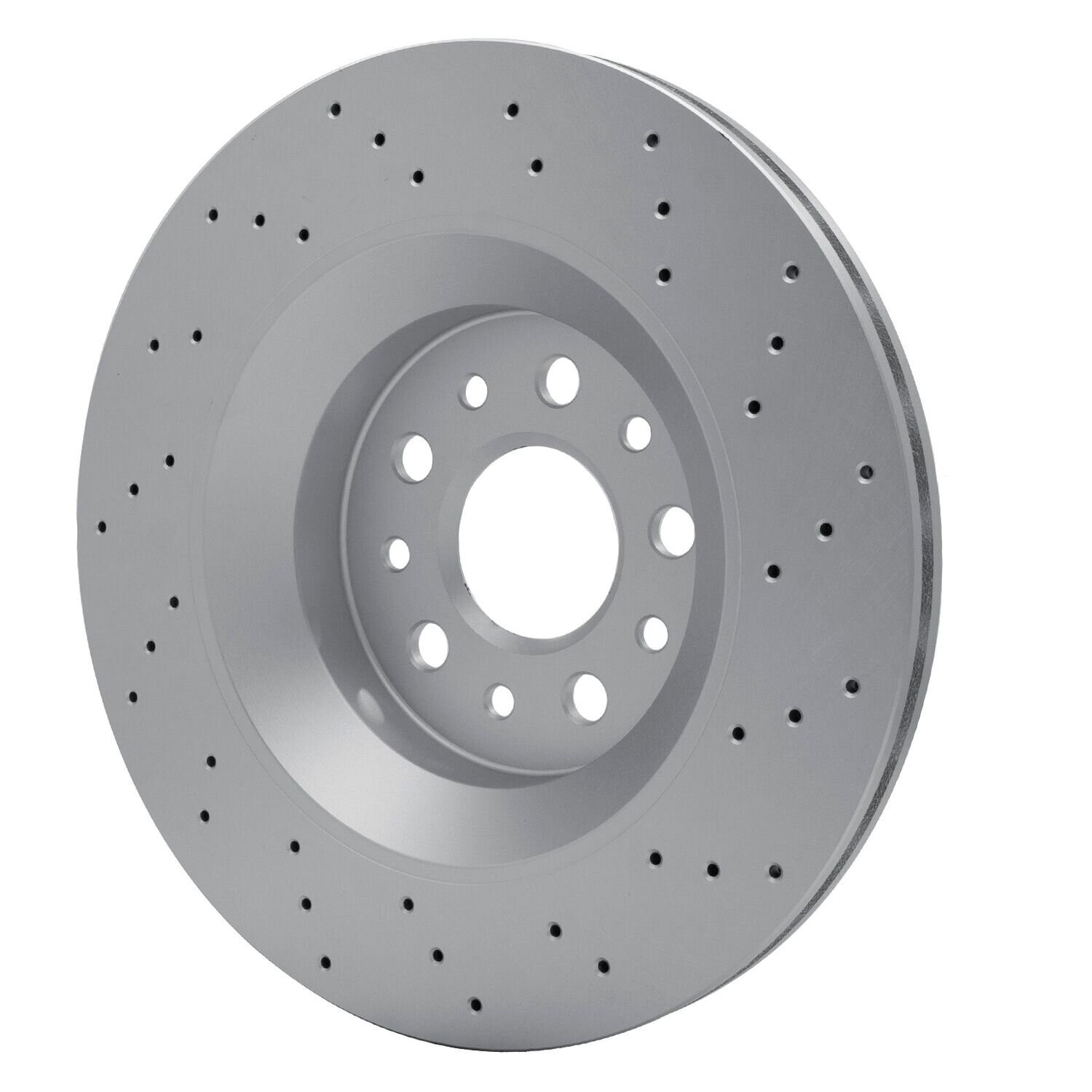 For Maserati Levante 17-22 R1 Concepts GeoSpec Drilled 1-Piece Rear Brake Rotor