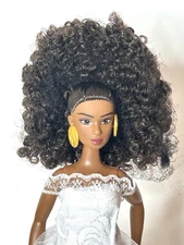 Naturalistas  Liya African American Fashion Doll Purpose Toys Afro Hair Redress
