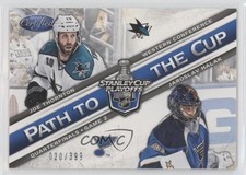 2012 Certified Path to the Cup Quarterfinals Jaroslav Halak Joe Thornton HOF y0i