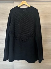 Yohji Yamamoto S  YTE Knit Sweater Black Size 3 L Used Excellent Condition