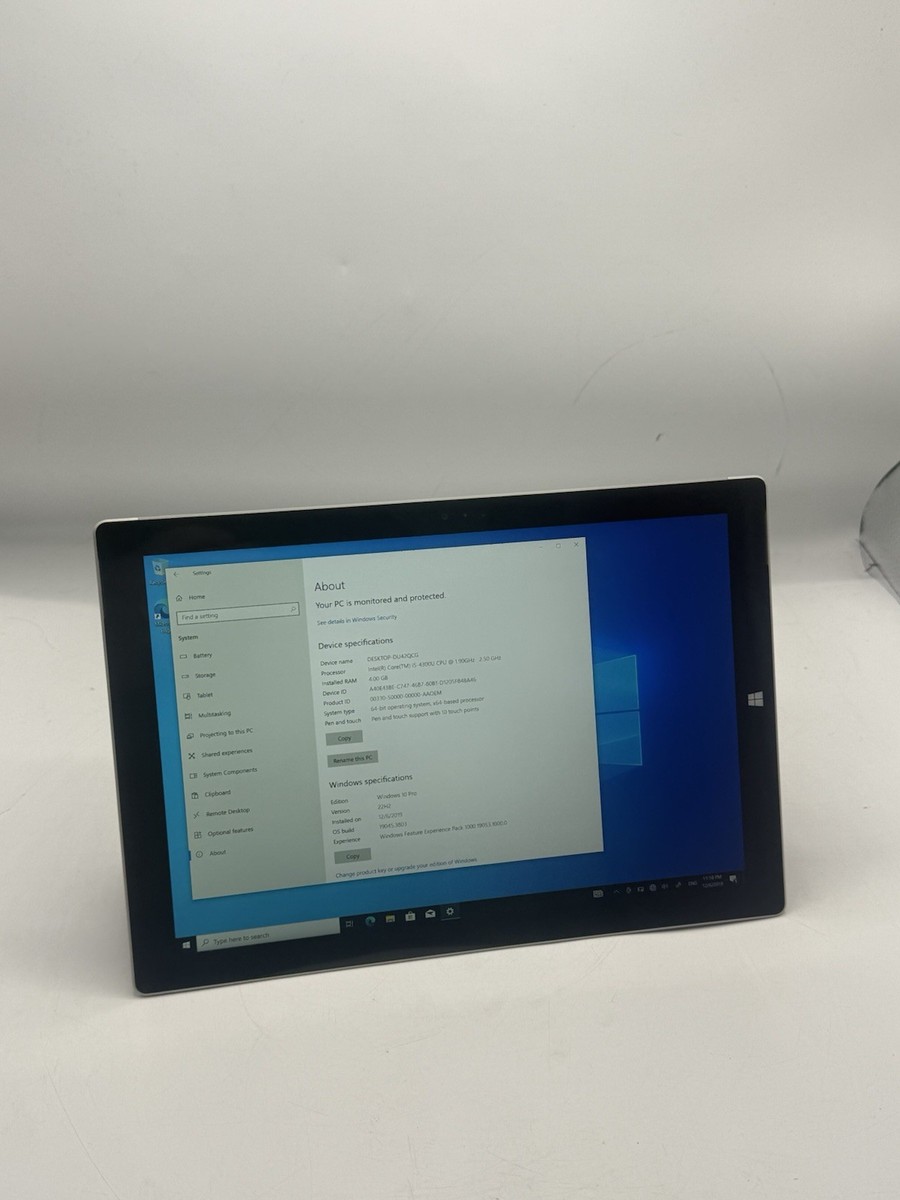 購入し Surface Pro 3 Corei5-4300U 1.9GHz/ メモリ4GB/ SSD 128GB