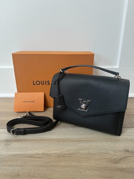 Louis Vuitton Black My LockMe Satchel