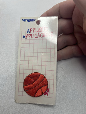 In Original Package BASKETBALL Appliqué Patch T132