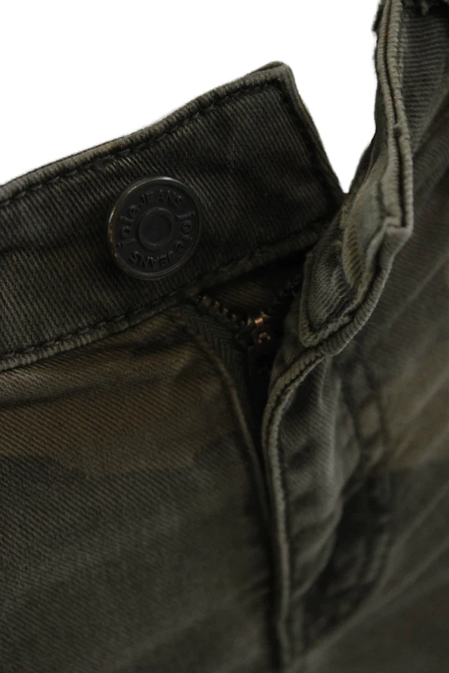 Женские камуфляжные узкие укороченные джинсы Joie на молнии со средней посадкой коричневые размер 25 - Изображение 4 из 4