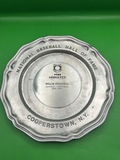 Rare HTF 1988 Hall of Fame Willie Stargell Induction Pewter Plate 10” In  MLB