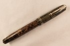 VINTAGE 1936 PARKER VACUMATIC  OVERSIZE FOUNTAIN PEN ~ DOUBLE STRIPED JEWELS — photo 6