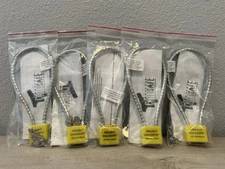 Lot Of 5 Project Childsafe Gun Lock Locks Bundle W/Keys 4403 Silver Cable Style