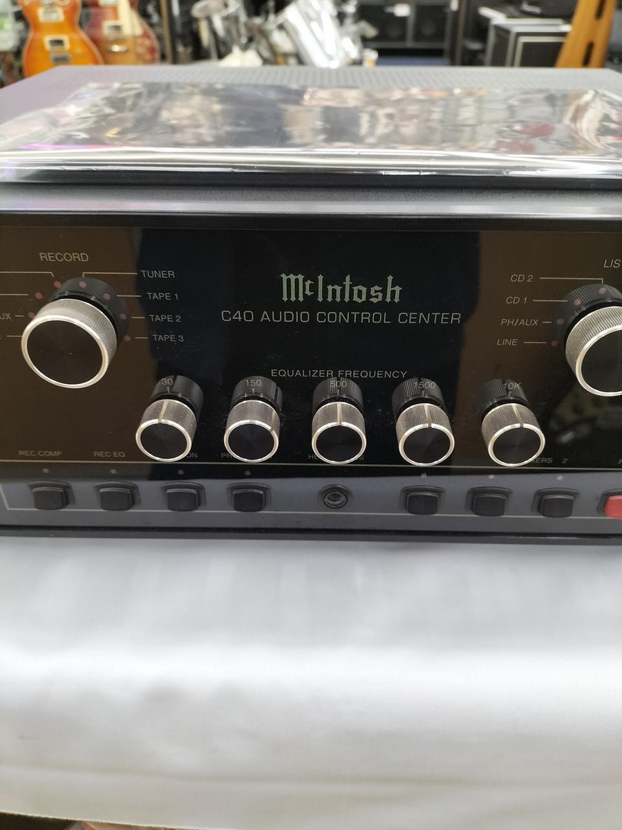 アンプ Macintosh C40 audio control center McIntosh C40 2-Channel Solid State Audio Control Center