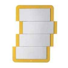 Arti & Mestieri - Specchio Particolare Pixel colore Ocra in ferro, vetro per lo 