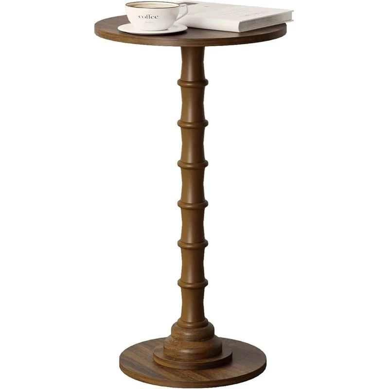 Versátil Mesa Auxiliar Redonda Diseño Compacto Seguro Niños y Mascotas Fácil Montaje Nueva Foto 2 de 4