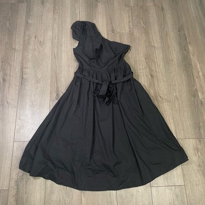 slim fit dress slacks Lingering Love One-Shoulder Twist Midi Dress White main image 1