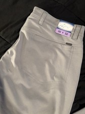 Gray Greg Norman Tech Golf Pants 30x32 Performance Stretch Men s