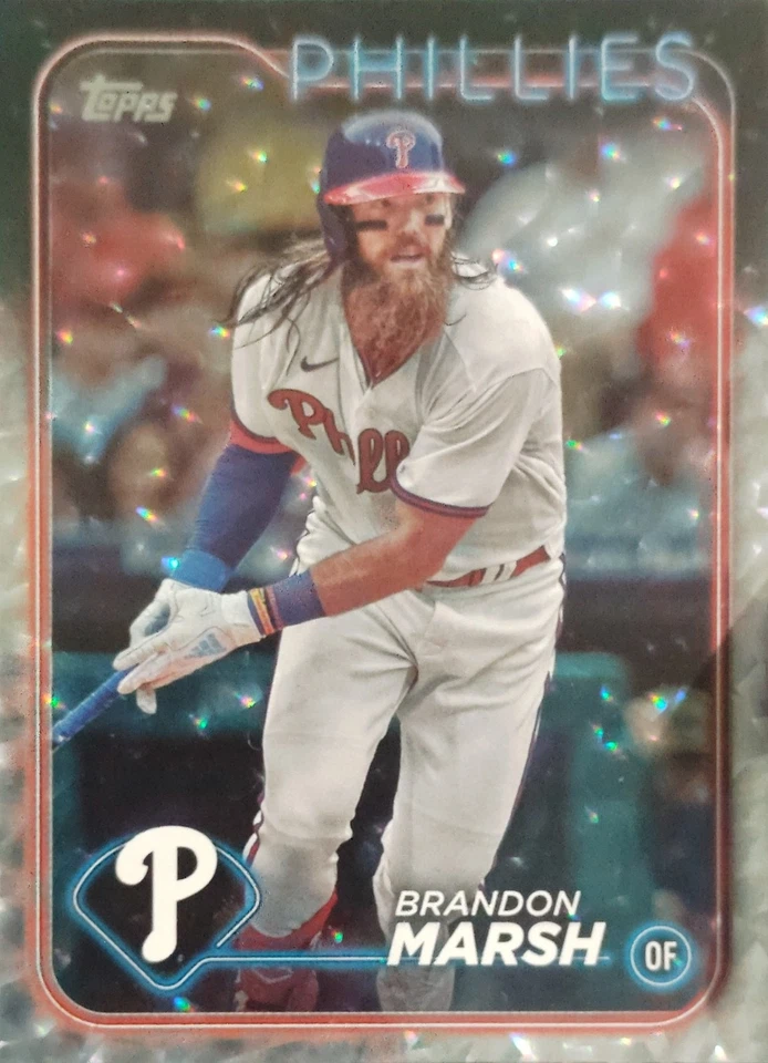 2024 Topps Base Set Series 1#71 Brandon Marsh - Image 2 of 2