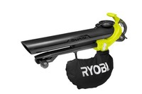 Ryobi Elektro-Laubsauger 3000W 3-In-1 GebläSe Saugfunktion 375Km/H 45L Fangsack