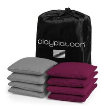 Weather Resistant Cornhole Bean Bags Set of 8 - Regulation Size  Weight - Burgu