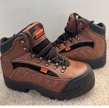 Thorogood Women's I-Met 6" Steel Toe Hiker Boots Size 8 Medium EUC