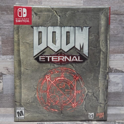 Doom Eternal Ultimate Edition Nintendo Switch Limited Run Brand New w/ Flaw Rare