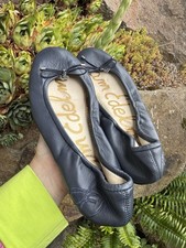 Sam Edelman Felicia Ballet Flat Navy Women  s Size 7.5W