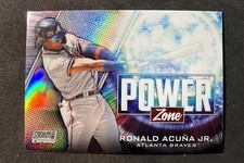 2020 Topps Stadium Club Chrome - Power Zone Ronald Acuña Jr. #PZ-7 Refractor