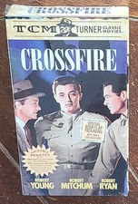Crossfire [CC] (VHS, 1996, Turner Home Entertainment) Robert Young!