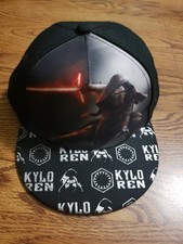 Star Wars Youth Hat Adjustable Black Snapback Cap The Empire Kylo Ren NWOT