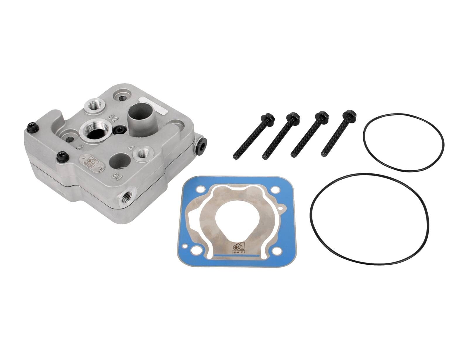 Culasse compresseur complet DT Spare Parts 4.66527 à étanchéité renforcée