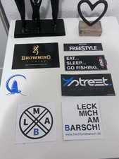 Stickerbomb Angeln Aufkleber Jenzi LMAB Spro