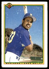 Greg Briley 1990 Bowman #482 Mariners MLB READ FREE SHIPPING AutographDen