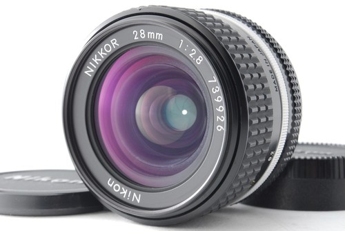 Near MINT] Nikon Ai-s AIS Nikkor 28mm f/2.8 MF Wide Lens From Japan