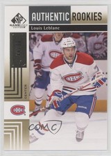 2011-12 SP Game Used Edition Authentic Rookies Gold 44/50 Louis Leblanc #189 1o3